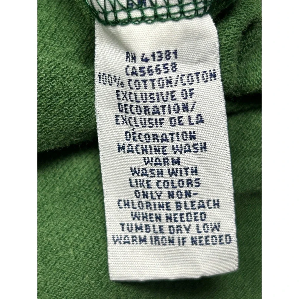 Polo Ralph Lauren Polo Shirt Cotton Pique Green Large Mens